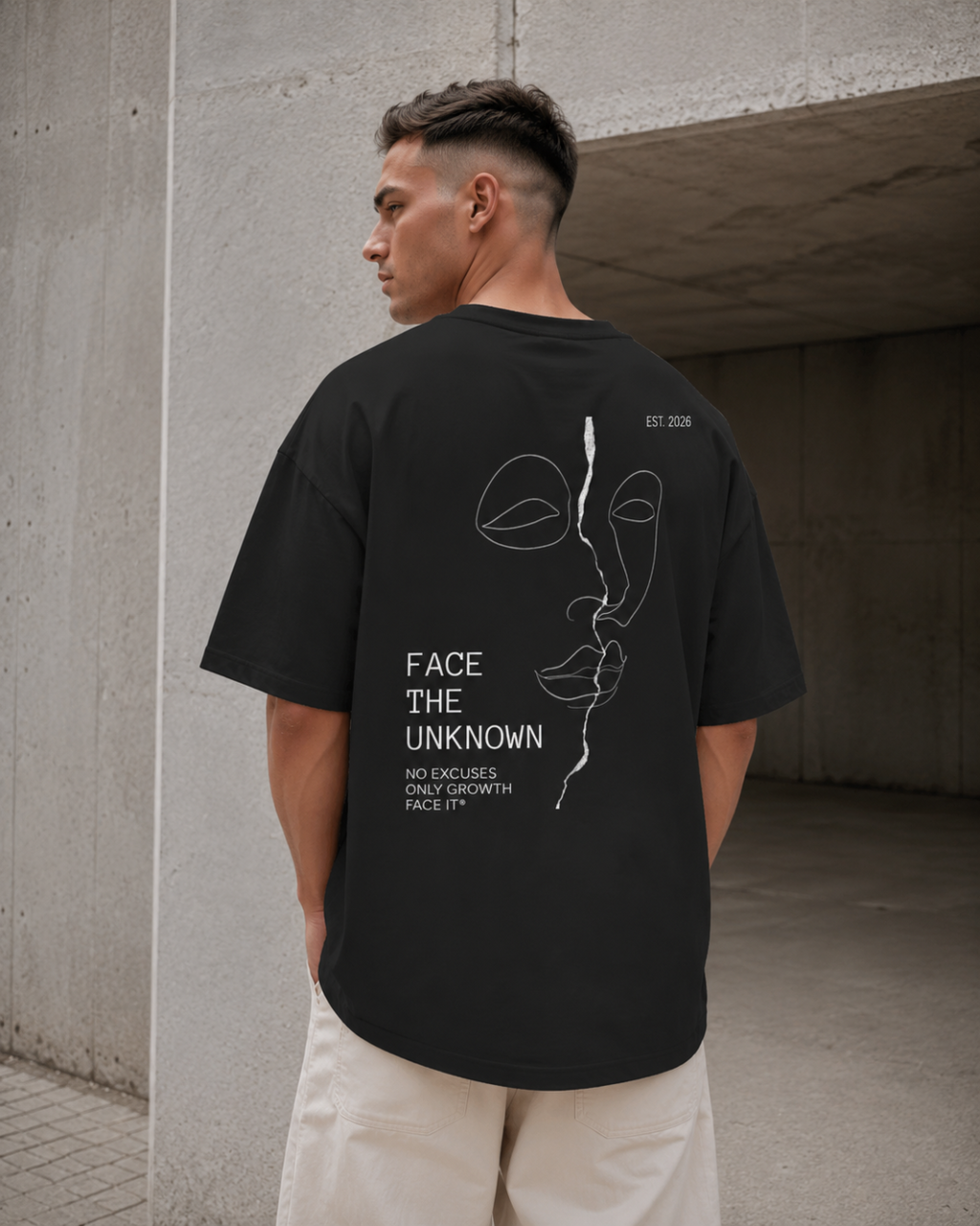 FACE THE UNKNOWN | Heavyweight Box Tee