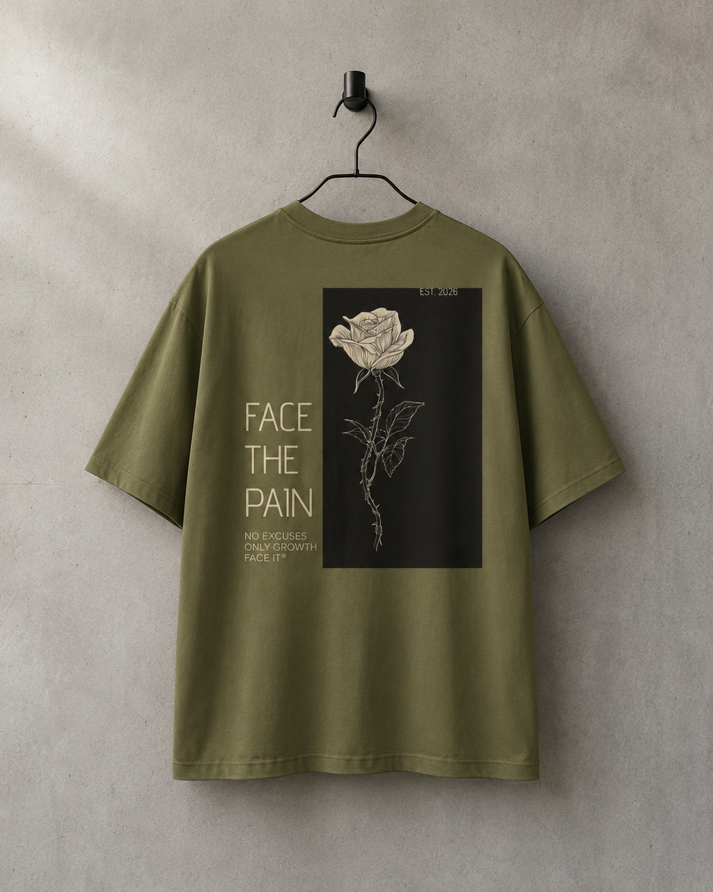 FACE THE PAIN | Heavyweight Box Tee