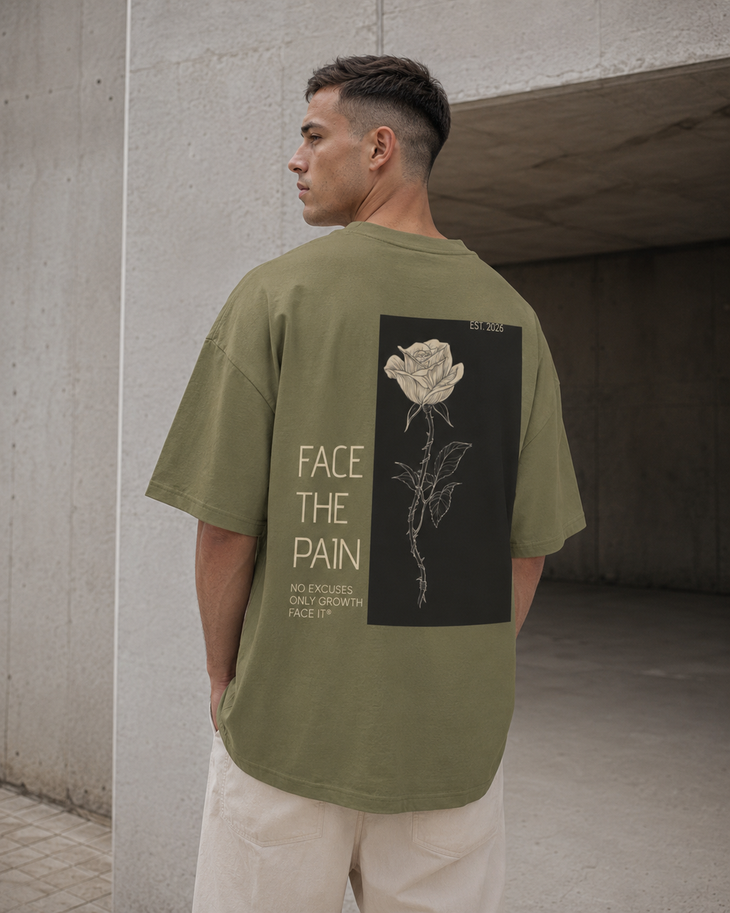 FACE THE PAIN | Heavyweight Box Tee